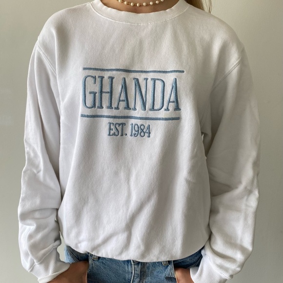 ghanda white jumper